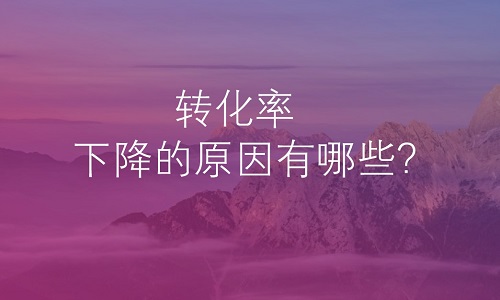 淘寶代運營：網(wǎng)店轉(zhuǎn)化率下降的原因有哪些?